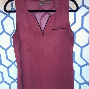 Covington Plum Sleeveless Blouse